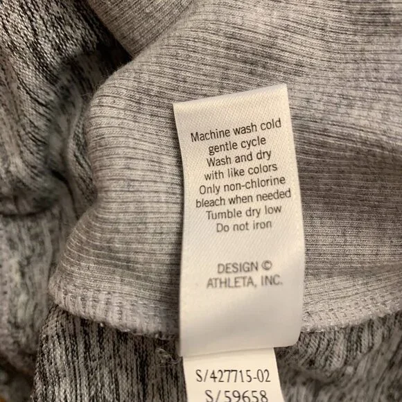 Athleta Pullover Batwing Robin Gray Size Small - Picture 10 of 10